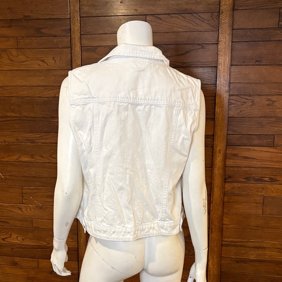 Parasuco Off-White Denim Vest - Picture 3 of 5